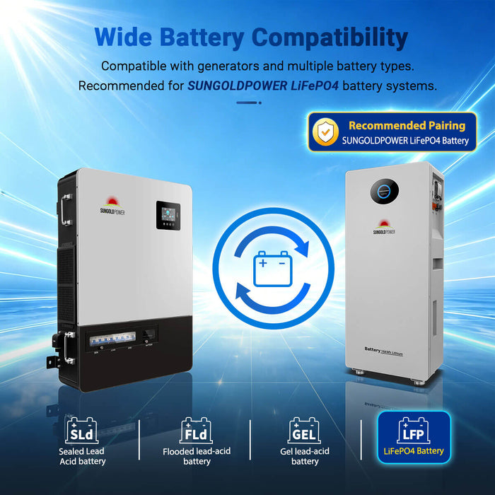 Sungold Power 18kW 48V Commercial Three-Phase All-in-One Solar Charge Inverter (PowerCore 18K-48)