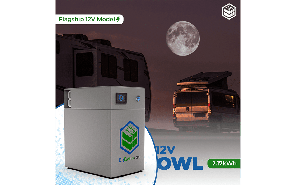 BigBattery 12V OWL 170Ah LiFePO4 Power Block | 2.17KwH Lithium Solar Battery