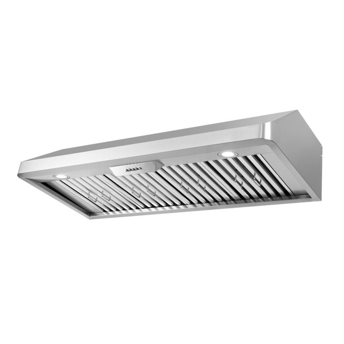 Cosmo 48" 500 CFM Convertible Under Cabinet Range Hood with Push Button Controls (COS-QB48)