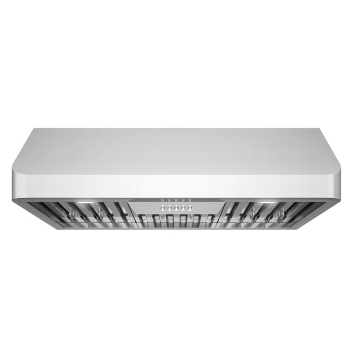 Cosmo 30" 500 CFM Convertible Under Cabinet Range Hood with Push Button Controls (COS-QB75)