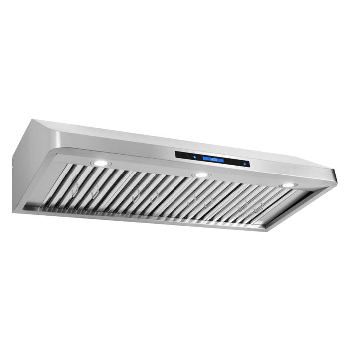 Cosmo 48" 500 CFM Convertible Under Cabinet Range Hood with Remote and Digital Touch Controls (COS-QS48)