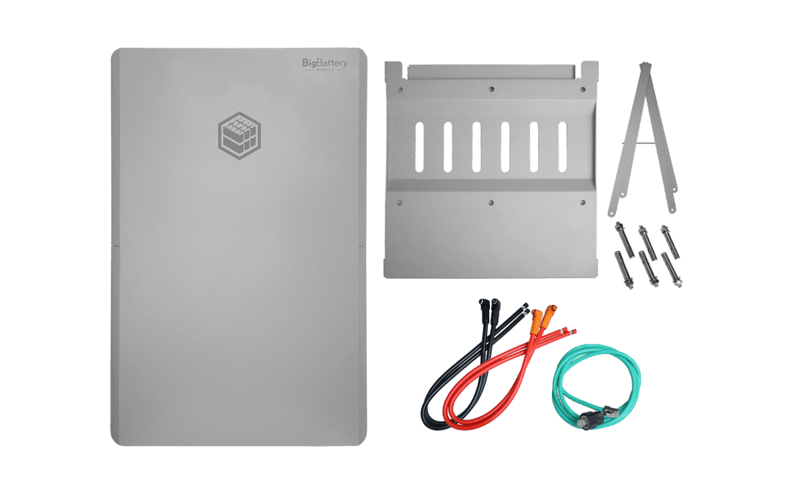 Big Battery 12kW 28.6kWh RHINO 2 Off-Grid Power System Kit