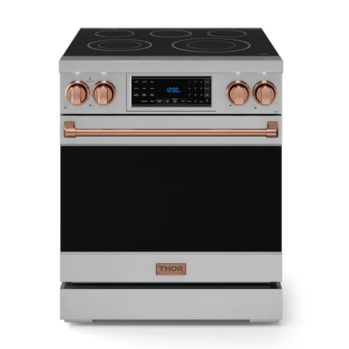 Thor Kitchen Gordon Ramsay Series 30" 4.55 cu. ft. Professional Electric Range with Tilt Panel Touch Control, RSE30