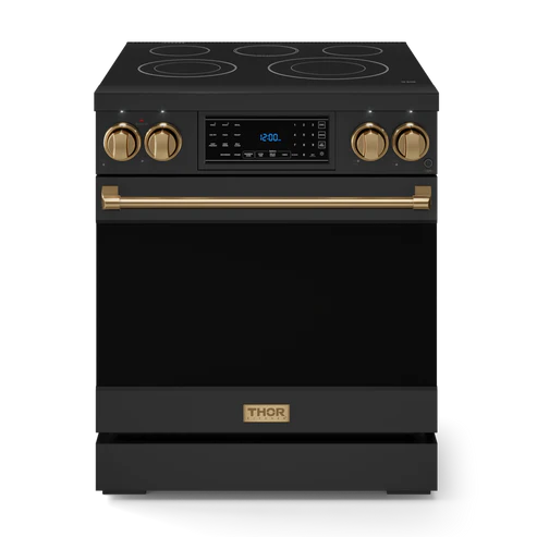 Thor Kitchen Gordon Ramsay Series 30" 4.55 cu. ft. Professional Electric Range with Tilt Panel Touch Control, RSE30