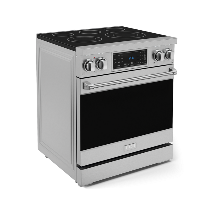 Thor Kitchen Gordon Ramsay Series 30" 4.55 cu. ft. Professional Electric Range with Tilt Panel Touch Control, RSE30