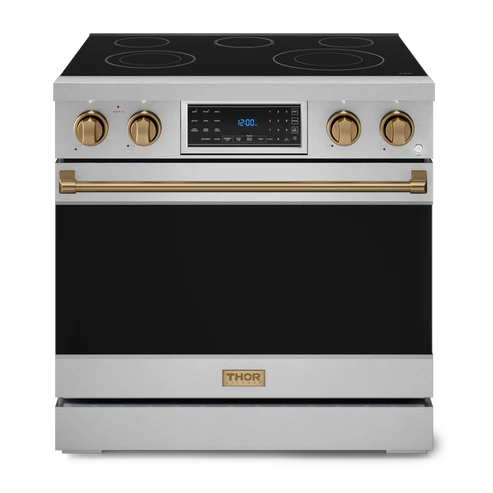 Thor Kitchen Gordon Ramsay Series 36" 6.0 cu. ft. Professional Electric Range with Tilt Panel Touch Control, RSE36