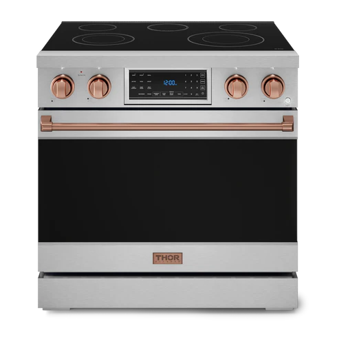 Thor Kitchen Gordon Ramsay Series 36" 6.0 cu. ft. Professional Electric Range with Tilt Panel Touch Control, RSE36