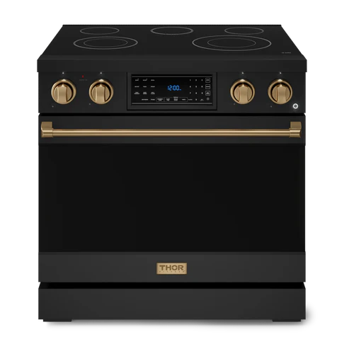 Thor Kitchen Gordon Ramsay Series 36" 6.0 cu. ft. Professional Electric Range with Tilt Panel Touch Control, RSE36