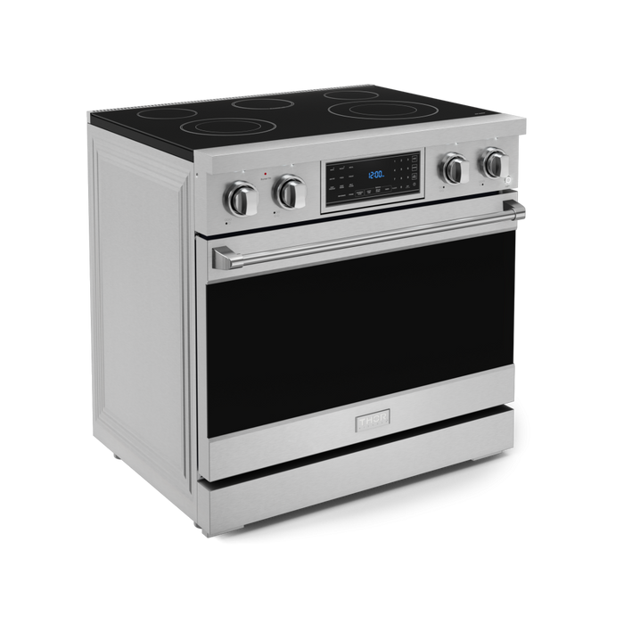 Thor Kitchen Gordon Ramsay Series 36" 6.0 cu. ft. Professional Electric Range with Tilt Panel Touch Control, RSE36