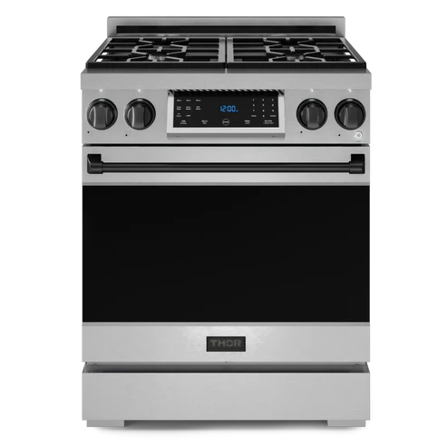 Thor Kitchen Gordon Ramsay Series 30" 4.55 cu. ft. Professional Natural Gas Range with Tilt Panel Touch Control, RSG30