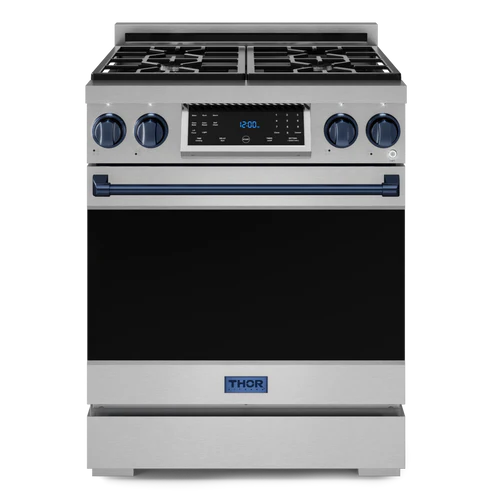 Thor Kitchen Gordon Ramsay Series 30" 4.55 cu. ft. Professional Propane Gas Range with Tilt Panel Touch Control, RSG30LP