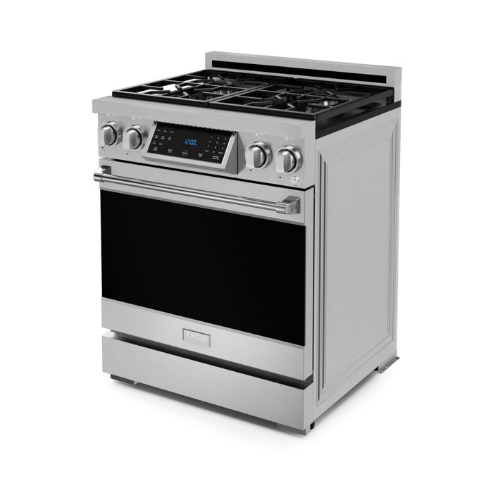 Thor Kitchen Gordon Ramsay Series 30" 4.55 cu. ft. Professional Propane Gas Range with Tilt Panel Touch Control, RSG30LP
