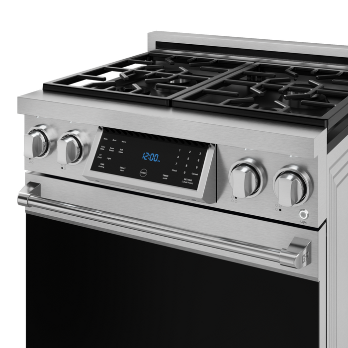 Thor Kitchen Gordon Ramsay Series 30" 4.55 cu. ft. Professional Propane Gas Range with Tilt Panel Touch Control, RSG30LP