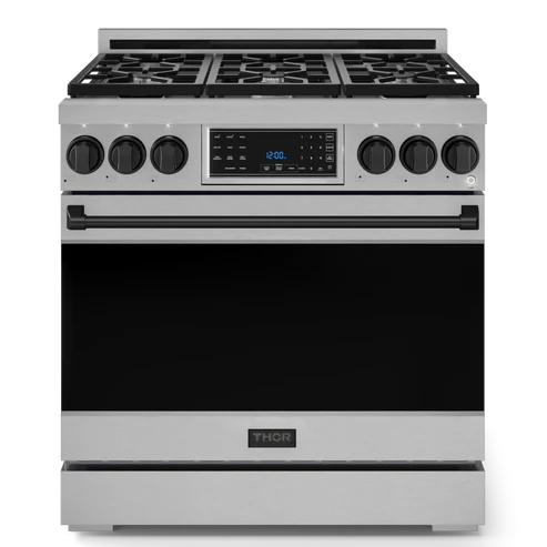 Thor Kitchen Gordon Ramsay Series 36" 6.0 cu. ft. Professional Natural Gas Range with Tilt Panel Touch Control, RSG36