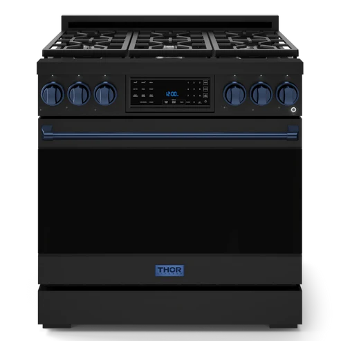 Thor Kitchen Gordon Ramsay Series 36" 6.0 cu. ft. Professional Natural Gas Range with Tilt Panel Touch Control, RSG36