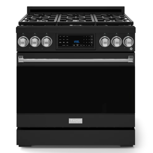 Thor Kitchen Gordon Ramsay Series 36" 6.0 cu. ft. Professional Natural Gas Range with Tilt Panel Touch Control, RSG36