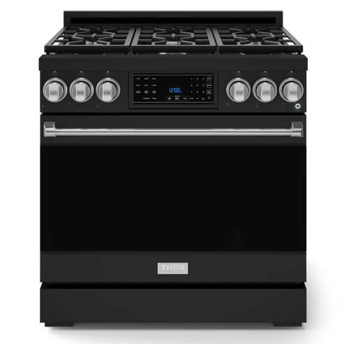 Thor Kitchen Gordon Ramsay Series 36" 6.0 cu. ft. Professional Propane Gas Range with Tilt Panel Touch Control, RSG36LP