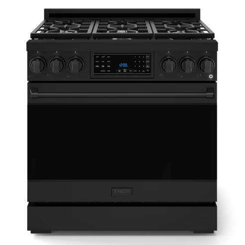 Thor Kitchen Gordon Ramsay Series 36" 6.0 cu. ft. Professional Propane Gas Range with Tilt Panel Touch Control, RSG36LP