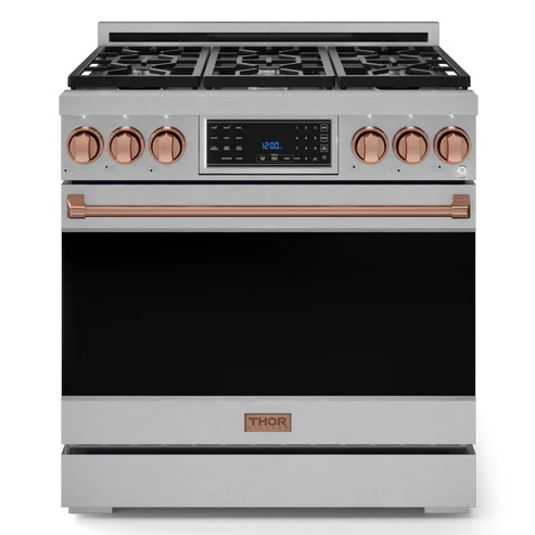 Thor Kitchen Gordon Ramsay Series 36" 6.0 cu. ft. Professional Natural Gas Range with Tilt Panel Touch Control, RSG36