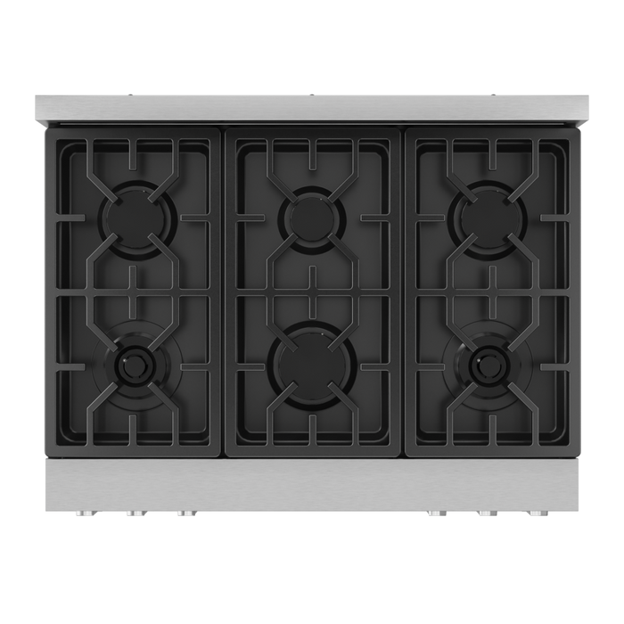 Thor Kitchen Gordon Ramsay Series 36" 6.0 cu. ft. Professional Propane Gas Range with Tilt Panel Touch Control, RSG36LP
