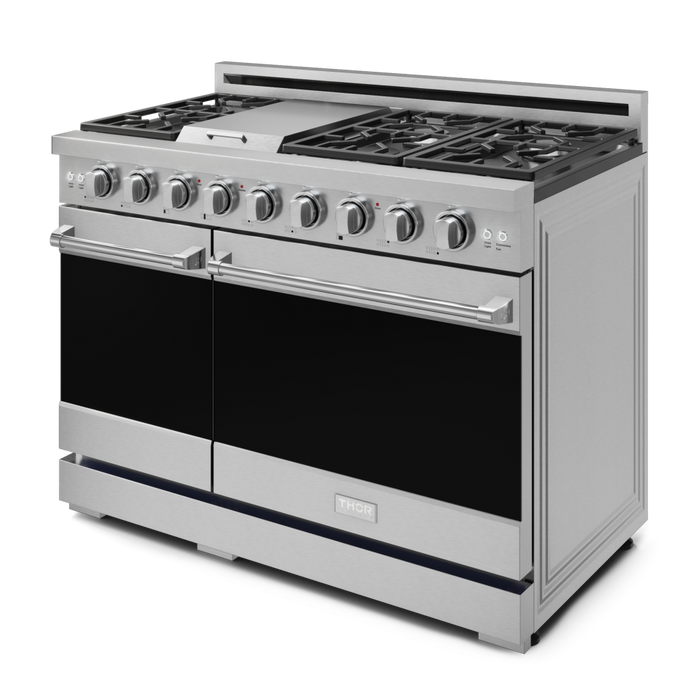 Thor Kitchen Gordon Ramsay Series 48" 6.8 cu. ft. Professional Natural Gas Range, RSG48E