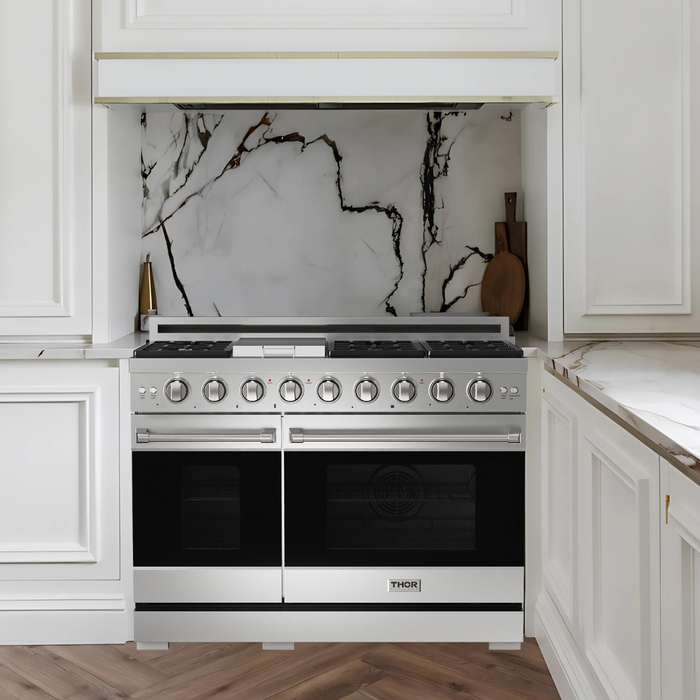 Thor Kitchen Gordon Ramsay Series 48" 6.8 cu. ft. Professional Natural Gas Range, RSG48E