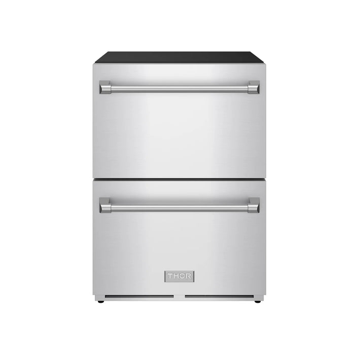 Thor Kitchen Gordon Ramsay 24" Undercounter Freezer Drawer in Stainless Steel (RZ24U)