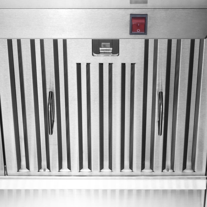 Forno Savona 30" 600 CFM Wall Mount Range Hood with Back Splash and Baffle Filters (FRHWM5029-30)