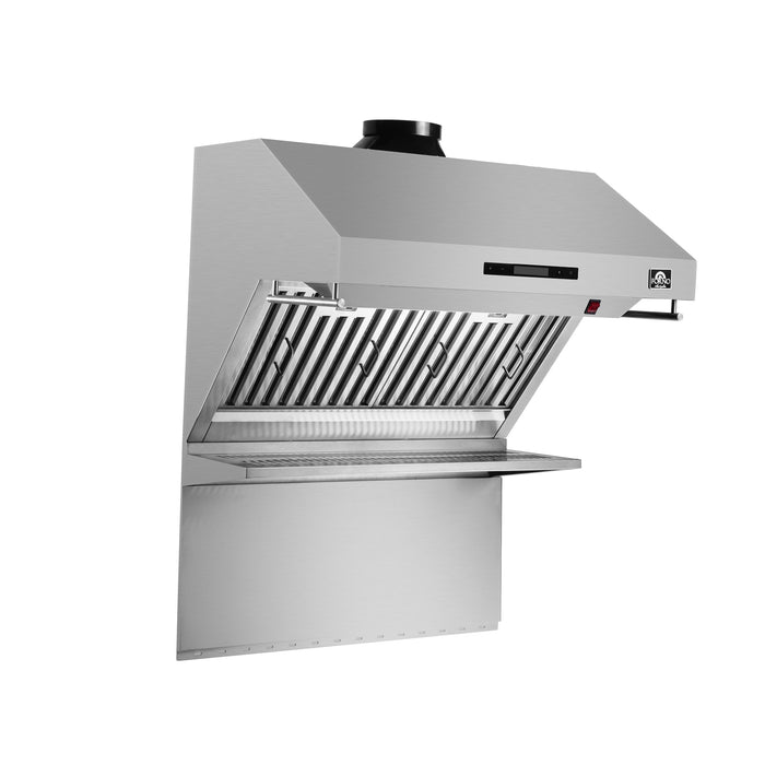 Forno Savona 30" 600 CFM Wall Mount Range Hood with Back Splash and Baffle Filters (FRHWM5029-30)