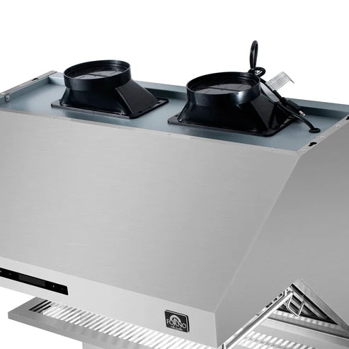 Forno Savona 36" 1,200 CFM Wall Mount Range Hood with Back Splash and Baffle Filters (FRHWM5029-36)