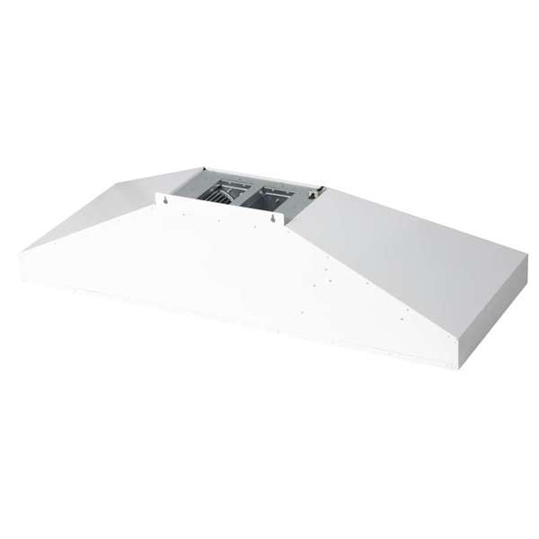 Forno Aria 60" 1200 CFM Convertible Wall Mount Range Hood with 4 Speeds, Ducted or Ductless Venting, Timer, Quiet Operation, and Charcoal Filters - Stainless Steel, Black, or White (FRHWM5095-60)