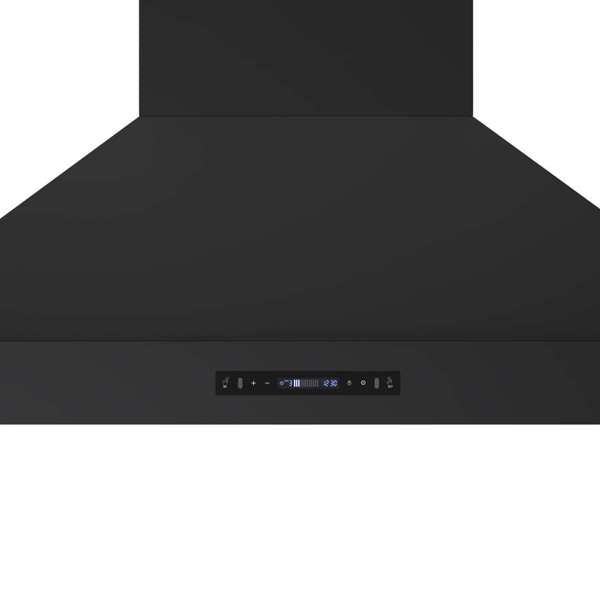 Forno Venezia 48" Wall-Mounted Ducted Range Hood with Adjustable Height, Baffle Filters, Touch Controls and LED Lights - Stainless Steel, Black, or White (FRHWM5503-48)