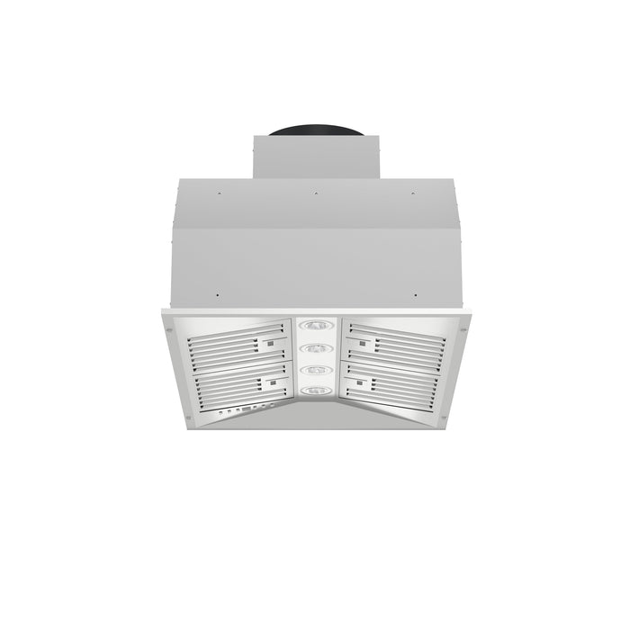 Forno Altilia 36'' 1,200 CFM Insert Range Hood in Stainless Steel with LED Lighting and Baffle Filters (FRHRE5337-36)