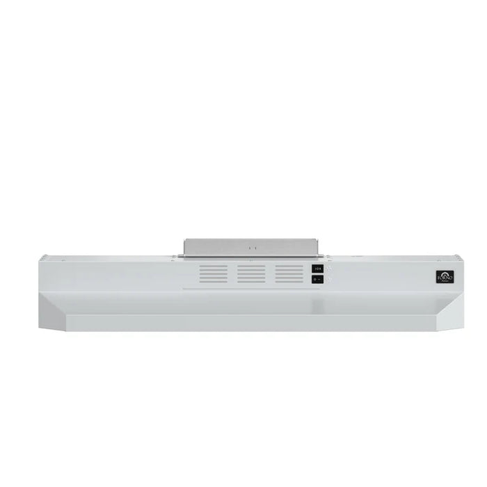 Forno Cappa 30" 200 CFM Compact Under Cabinet Convertible Range Hood - Stainless Steel, Black, or White (FRHUC5200-30)