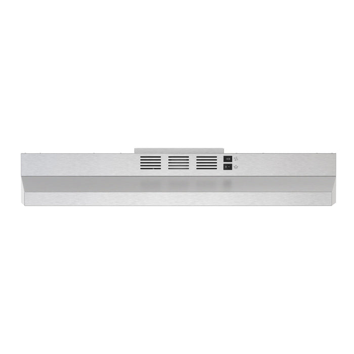 Forno Cappa 30" 200 CFM Compact Under Cabinet Convertible Range Hood - Stainless Steel, Black, or White (FRHUC5200-30)