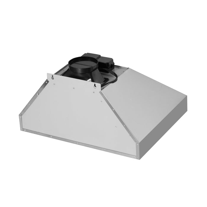Forno Aria 30" 600 CFM Convertible Wall Mount Range Hood with 4-Speeds, Ducted or Ductless Venting, Timer, Quiet Operation, and Charcoal Filters - Stainless Steel, Black, or White (FRHWM5095-30)