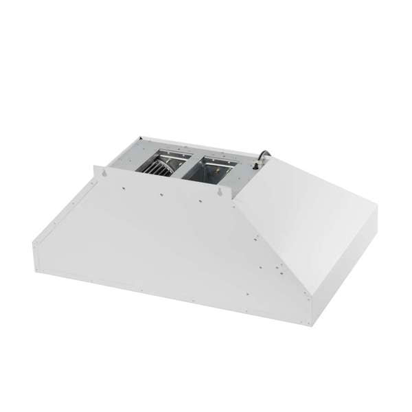 Forno Aria 36" 1200 CFM Convertible Wall Mount Range Hood with 4 Speeds, Ducted or Ductless Venting, Timer, Quiet Operation, and Charcoal Filters - Stainless Steel, Black, or White (FRHWM5095-36)
