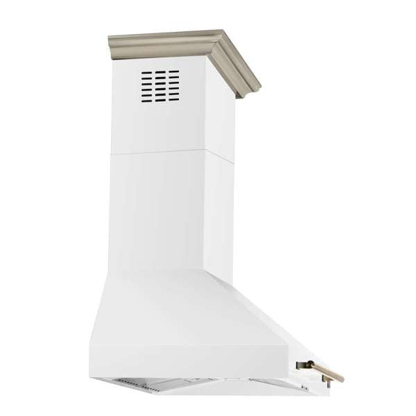 Forno Aria 36" 1200 CFM Convertible Wall Mount Range Hood with 4 Speeds, Ducted or Ductless Venting, Timer, Quiet Operation, and Charcoal Filters - Stainless Steel, Black, or White (FRHWM5095-36)