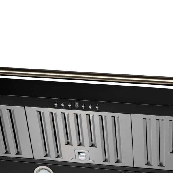 Forno Aria 48" 1200 CFM Convertible Wall Mount Range Hood with 4 Speeds, Ducted or Ductless Venting, Timer, Quiet Operation, and Charcoal Filters - Stainless Steel, Black, or White (FRHWM5095-48)