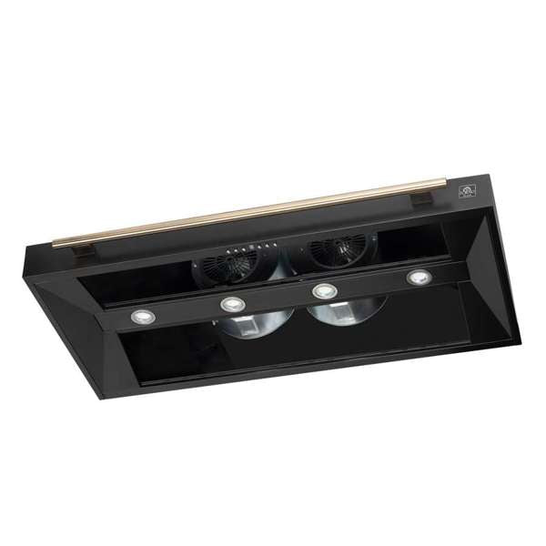 Forno Aria 48" 1200 CFM Convertible Wall Mount Range Hood with 4 Speeds, Ducted or Ductless Venting, Timer, Quiet Operation, and Charcoal Filters - Stainless Steel, Black, or White (FRHWM5095-48)