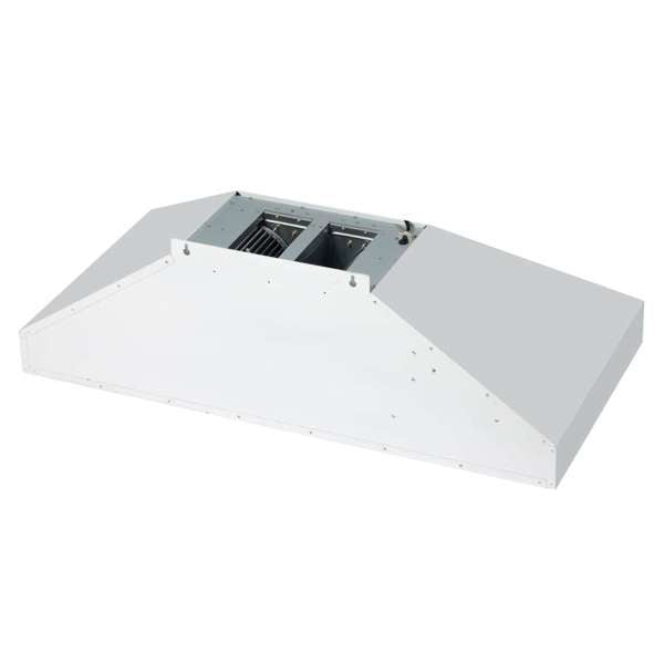 Forno Aria 48" 1200 CFM Convertible Wall Mount Range Hood with 4 Speeds, Ducted or Ductless Venting, Timer, Quiet Operation, and Charcoal Filters - Stainless Steel, Black, or White (FRHWM5095-48)