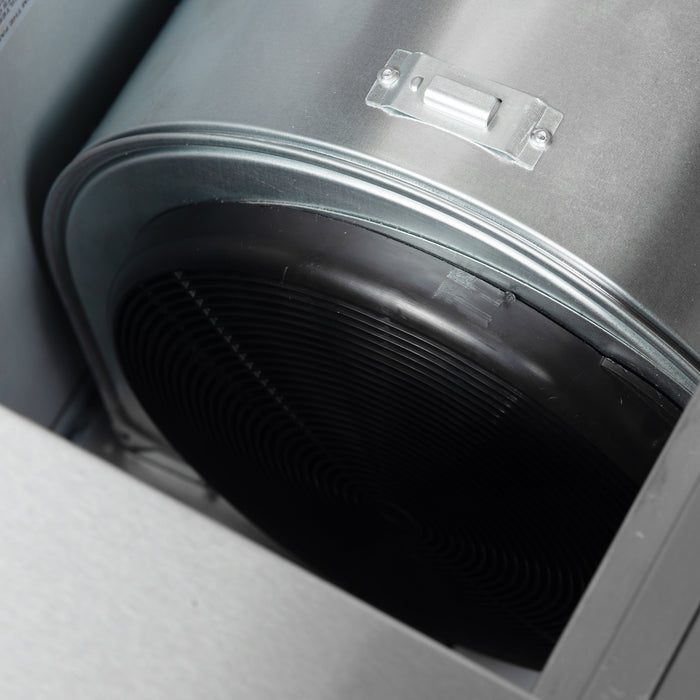 Forno Aria 60" 1200 CFM Convertible Wall Mount Range Hood with 4 Speeds, Ducted or Ductless Venting, Timer, Quiet Operation, and Charcoal Filters - Stainless Steel, Black, or White (FRHWM5095-60)