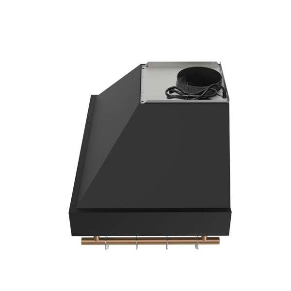 Forno Venezia 30" 370 CFM Wall-Mounted Ducted Range Hood with Adjustable Height, Baffle Filters, Touch Controls and LED Lights - Stainless Steel, Black, or White (FRHWM5503-30)