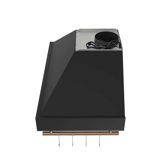 Forno Venezia 36" 370 CFM Wall-Mounted Ducted Range Hood with Adjustable Height, Baffle Filters, Touch Controls and LED Lights - Stainless Steel, Black, or White (FRHWM5503-36)