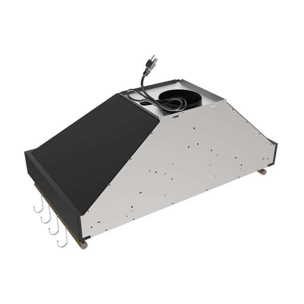 Forno Venezia 36" 370 CFM Wall-Mounted Ducted Range Hood with Adjustable Height, Baffle Filters, Touch Controls and LED Lights - Stainless Steel, Black, or White (FRHWM5503-36)