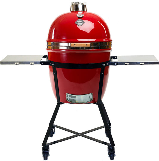 Kamado Grill Dome XL Classic Infinity 18" Grill With Cart - Full Kit  & BBQ Grill