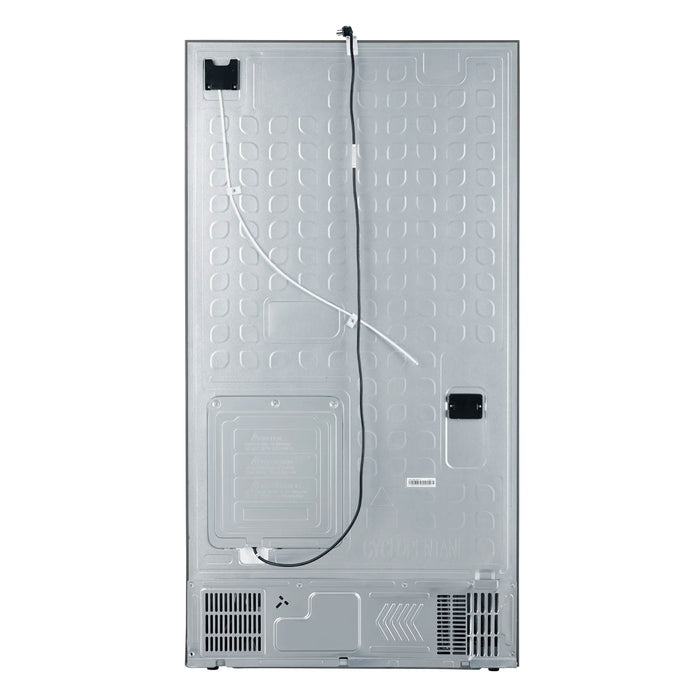 Forno Aosta 36" French Door Refrigerator with External Water Dispenser & Automatic Ice Maker – 22.4 Cu. Ft. in Stainless Steel (FFFFD1866-36SB)