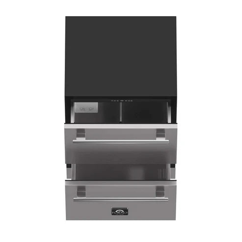 Forno Cosenza 24" 4.69 cu. ft. Built-In Indoor/Outdoor Drawer Freezer with Ice Maker (FDRBI1838-24S)