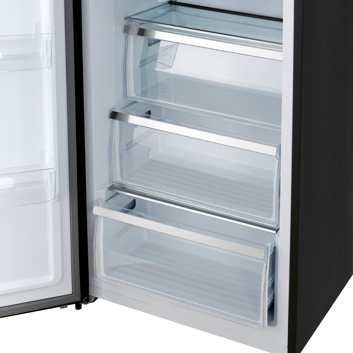 Forno Maderno 60" 27.2 cu. ft. Convertible Refrigerator and Freezer with Grill Trim Kit in Stainless Steel, Black or White with Antique Brass Handles (FFFFD1722-60SG)