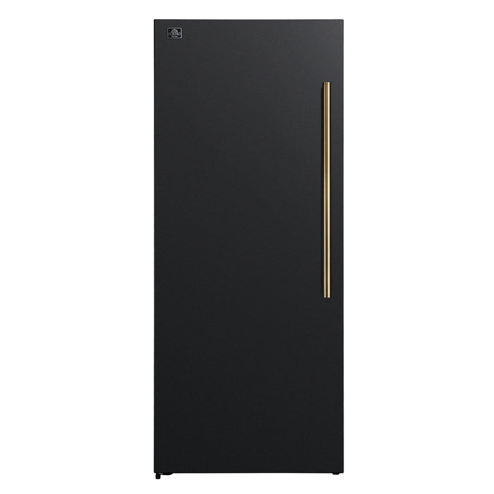 Forno Maderno 28" Right/Left Swing Convertible Freestanding Refrigerator/Freezer - Stainless Steel, Black, White (FFFFD1722-28RS / FFFFD1722-28LS)